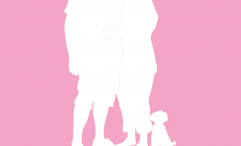 Illustration familiale minimaliste